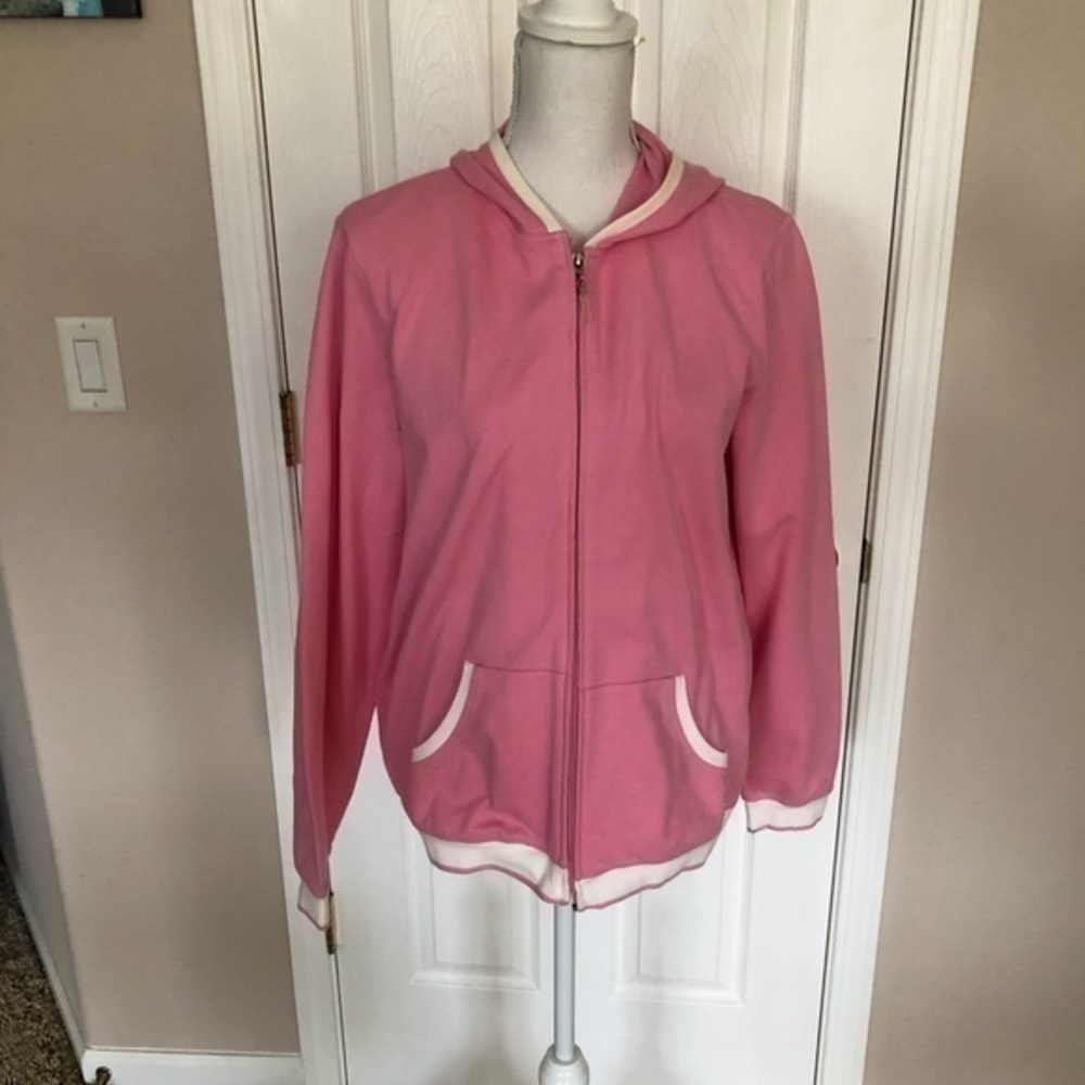 - Izod pink sweat shirt Size Medium
